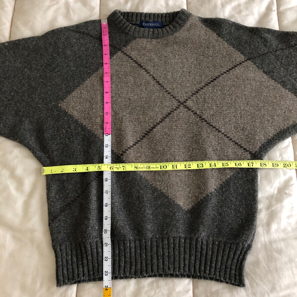 Vintage Generra Crew Neck Sweater Taupe Size Small - Picture 5 of 5